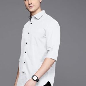 men's shirt cotton blendcasual long sleeve formal shirt soild formal shirt combo