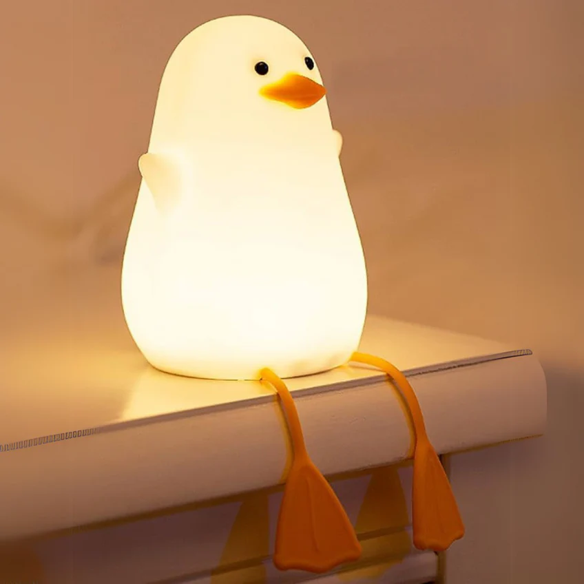 Cute Duck Silicone Night Light 4